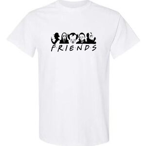 White Friends Graphic T-Shirt